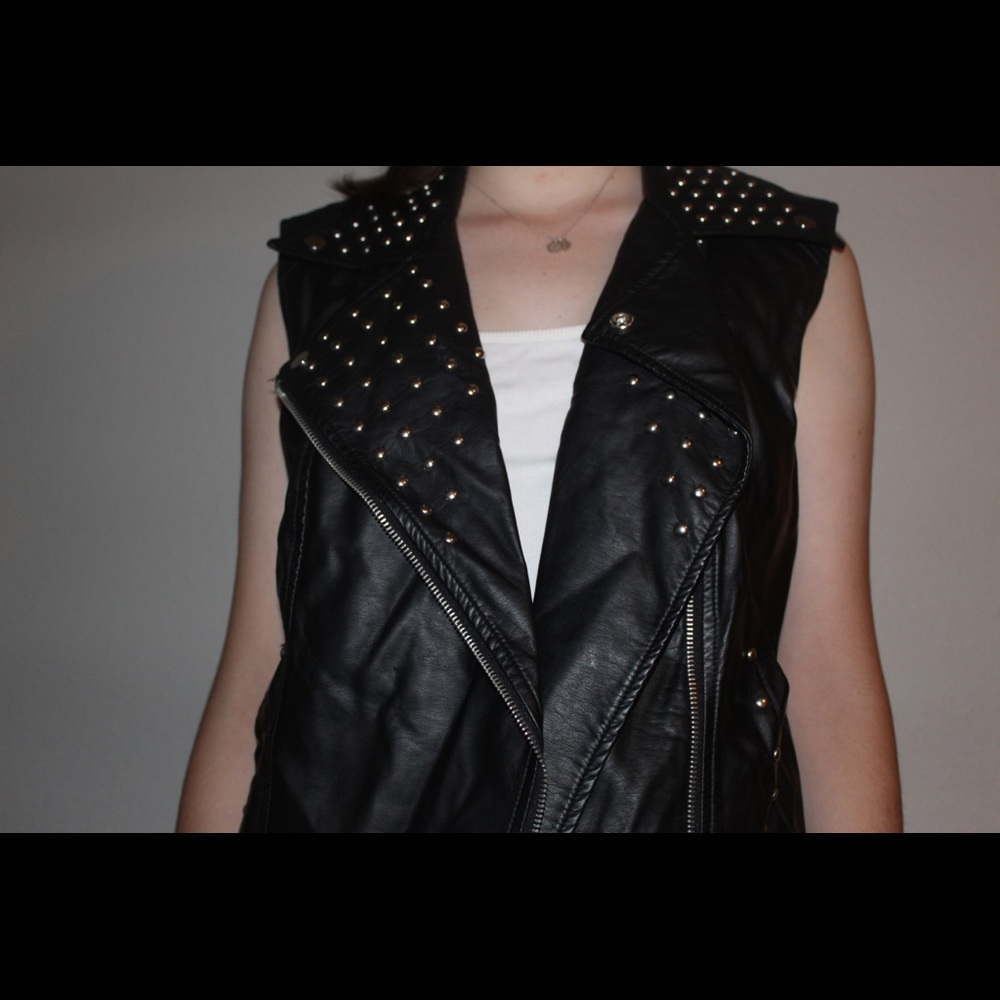 leather vest